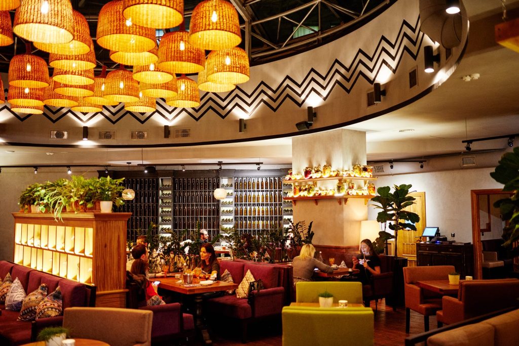 Restaurant hruzynskoi cuisine Baklazhan in Kyiv