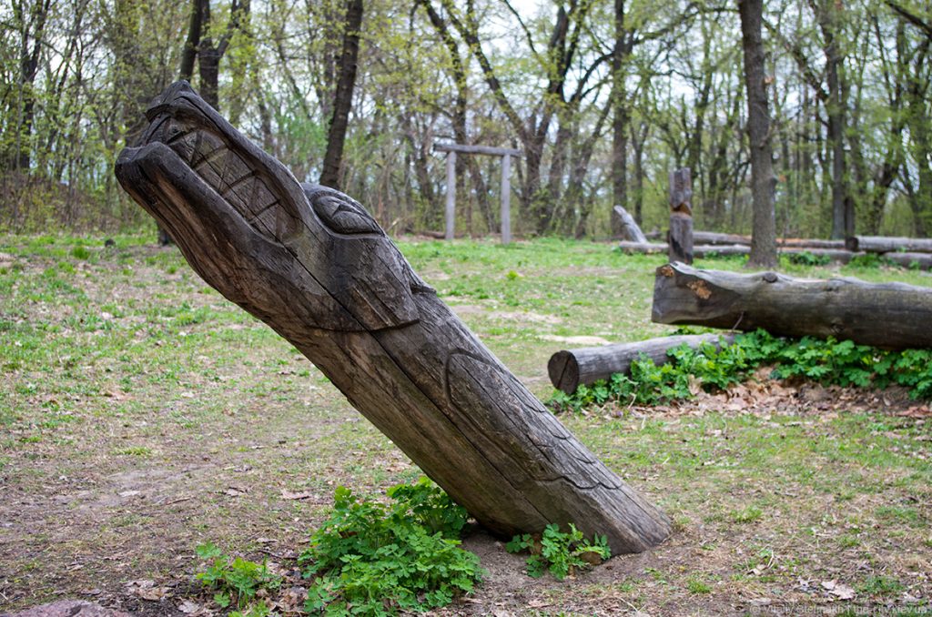 Лысая гора Лесопарк в Киеве