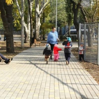 Парк Красный сквер в Одессе