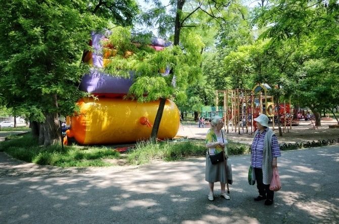 Парк Мечниковский сквер в Одессе