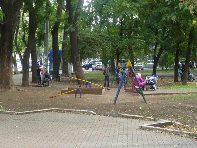 Парк Старобазарный сквер в Одессе