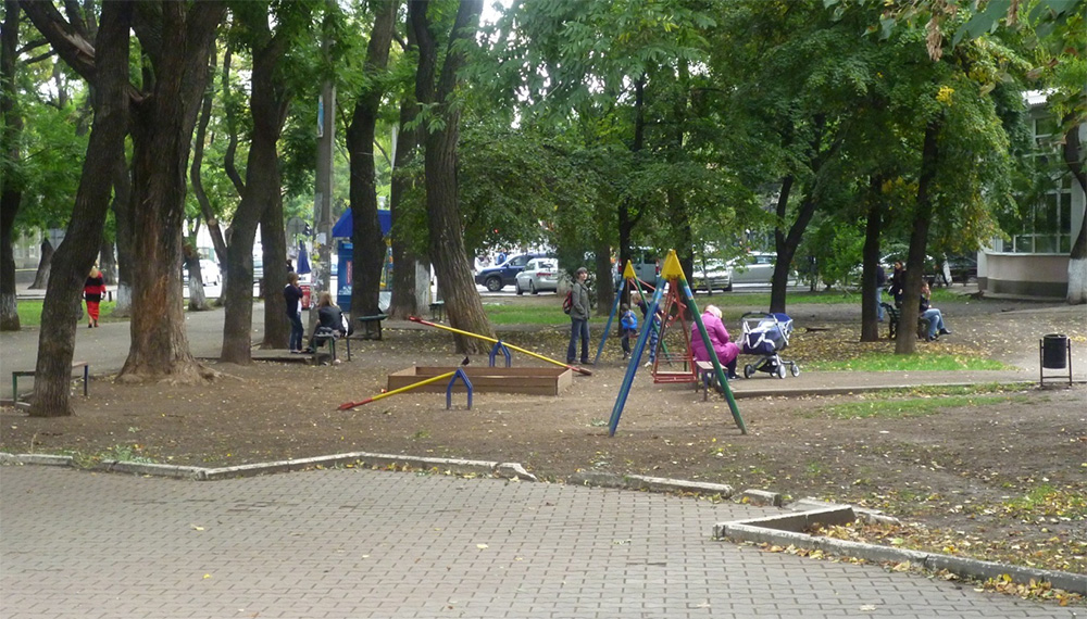 Парк Старобазарный сквер в Одессе
