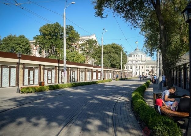 Парк Старосенная Площадь в Одессе