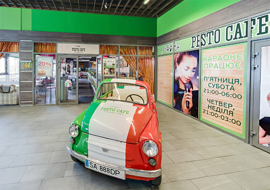 Restaurant Pesto Cafe (Pesto Cafe) na Lobanovskoho in Kyiv
