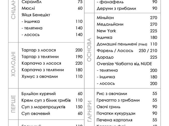 Бар Nude bar | Константиновская ул., 34