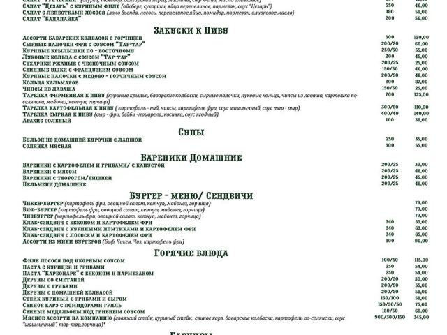 Кафе Балалайка | бул. Вацлава Гавела, 6в
