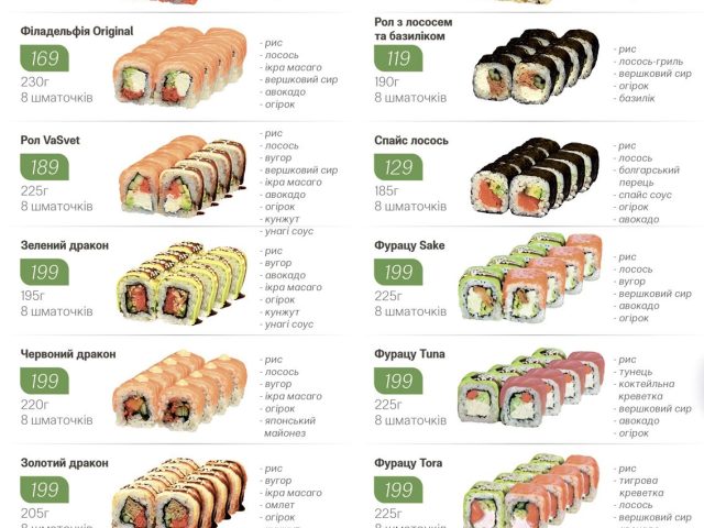 Кафе Sushi-point | Клавдіївська вул., 40-Г