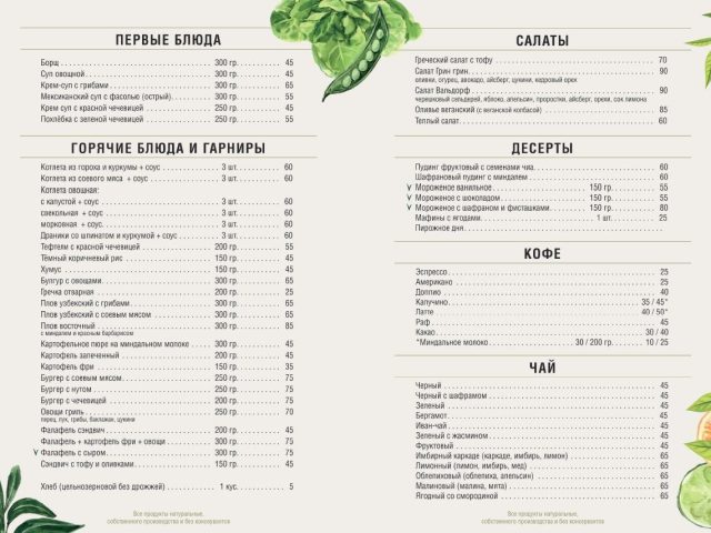Кафе Veget Vegan | ул. Тринклера, 24