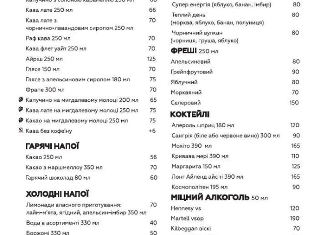 Кафе Волконский | бул. Леси Украинки