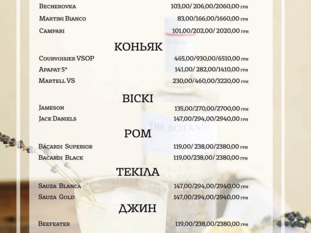 Restaurant Bistrot Du Parc | Kyiv