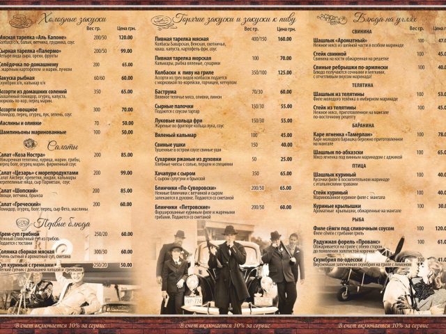 Ресторан Cosa Nostra | бул. Миколи Руденка, 13