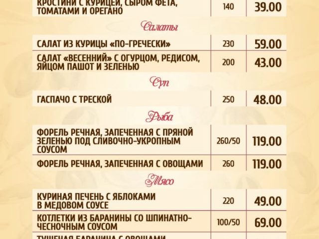 Ресторан Дольче | вул. Гуданова, 4-10