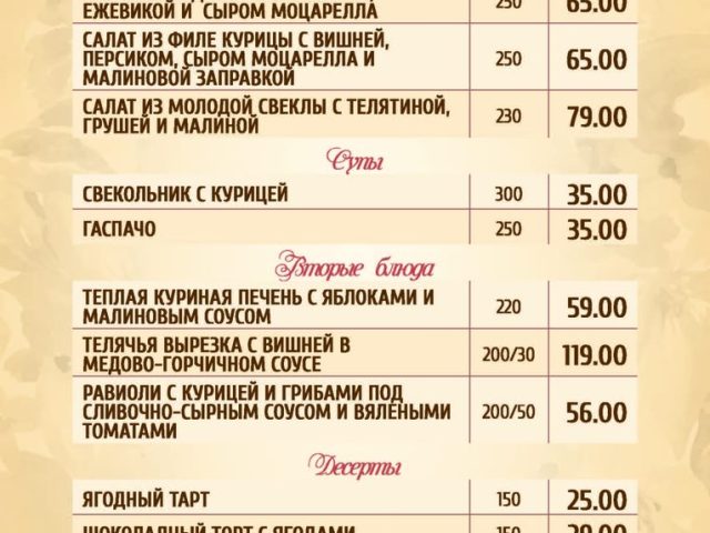 Ресторан Дольче | вул. Гуданова, 4-10