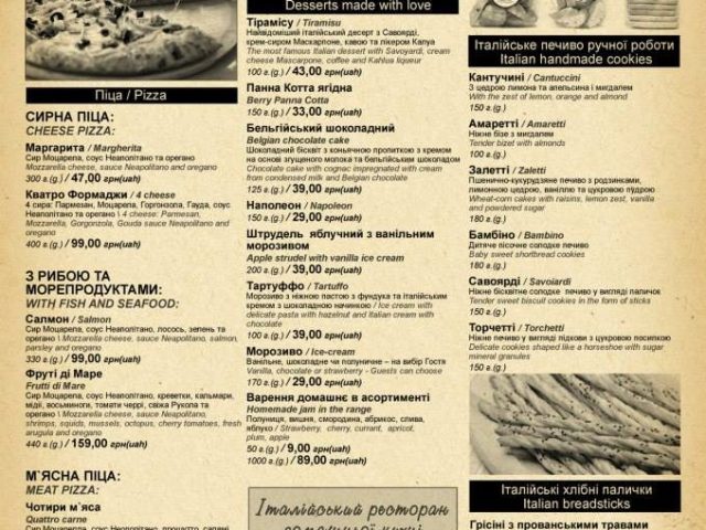 Ресторан La Cantina Tex-mex | ул. Прорезная, 23