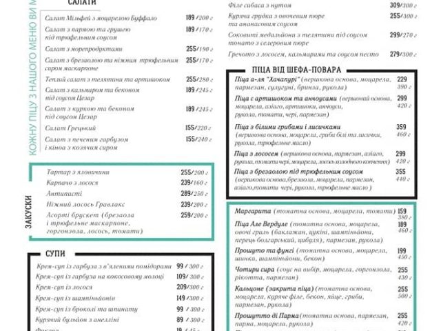 Ресторан Piazza del Grano | вул. Хрещатик