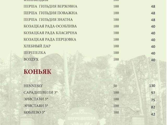 Restaurant Pohremushka | Kyiv