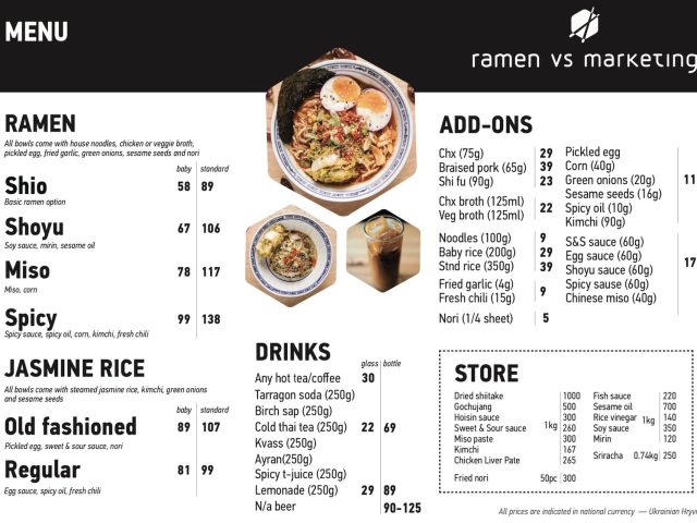 Restaurant Ramen vs marketing | Pavla Tychyny Ave, 20-B — photo 4