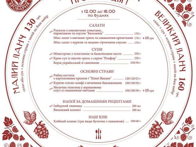 Ресторан Соломенская Пивоварня | Андреевский спуск, 28-А