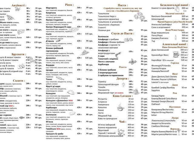 Ресторан Trattoria da Domenico | пл. Ринок, 29